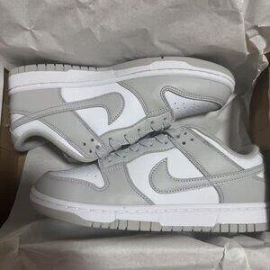 nike dunk low grey fog nwt